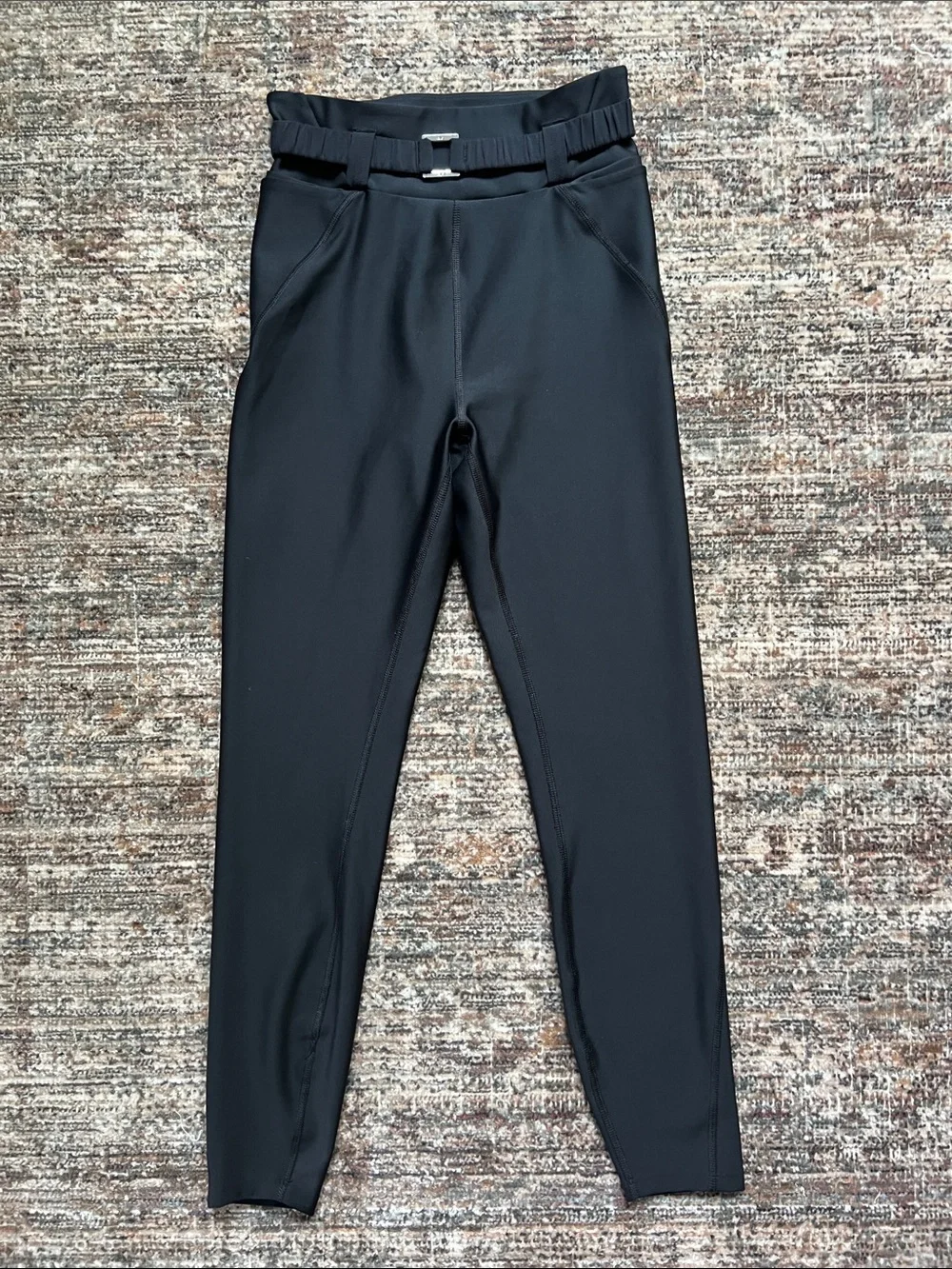 Alo Airlift Charmer High Waist 7/8 Leggings Black Size S